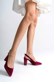 Red Velvet High Heels