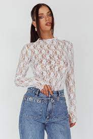 White Lace Top