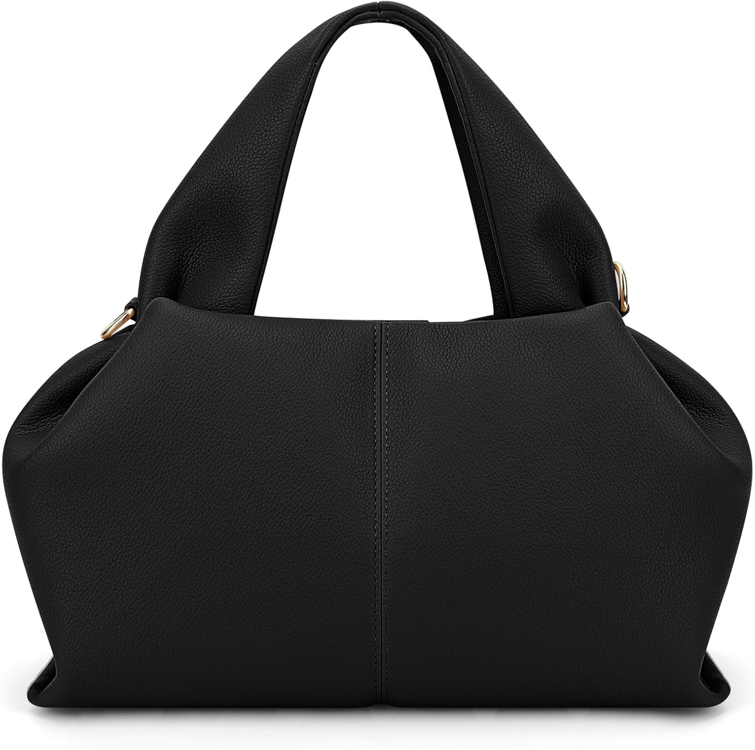 Chic Black Leather Handbag
