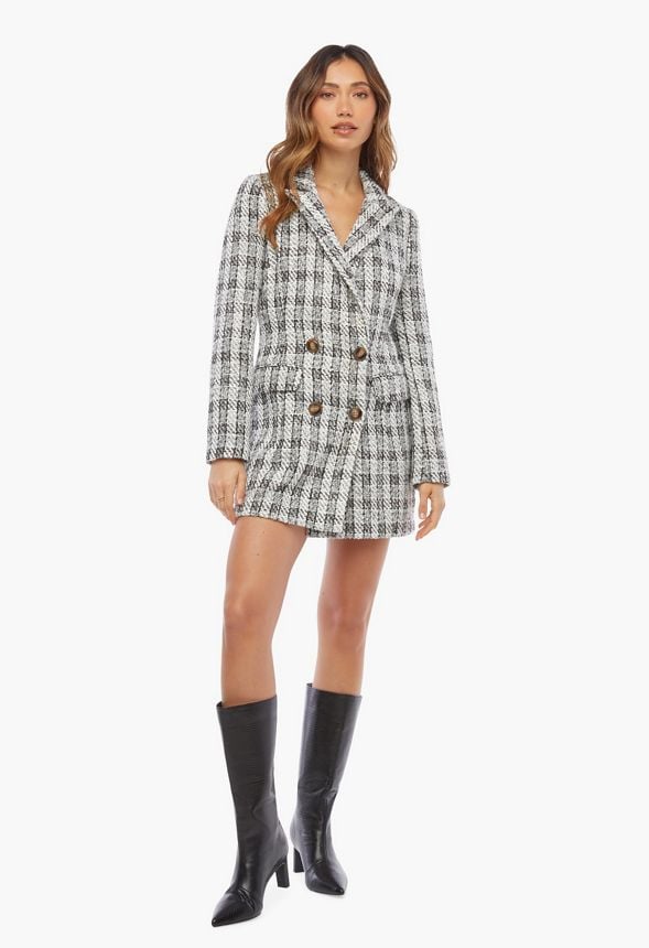 Tweed Blazer Dress