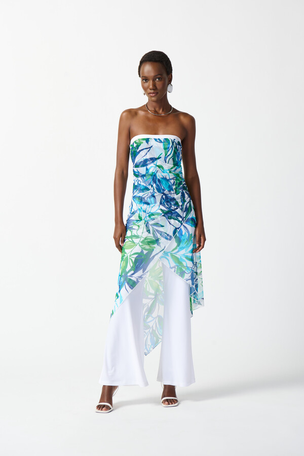 Tropical Print Jumpsuit