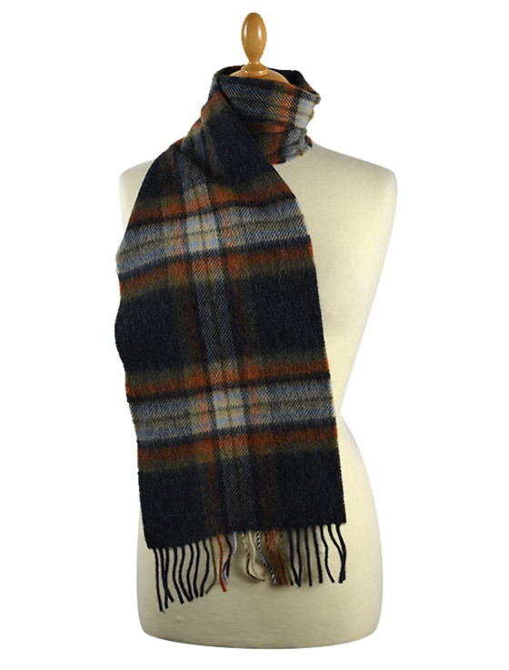 Plaid Wool Scarf
