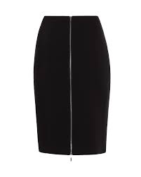 Pencil Skirt with Zipper